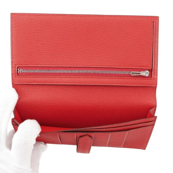 HERMES Beansufla Chevre Myzore Goatskin Rose texas - Picture 7 of 10